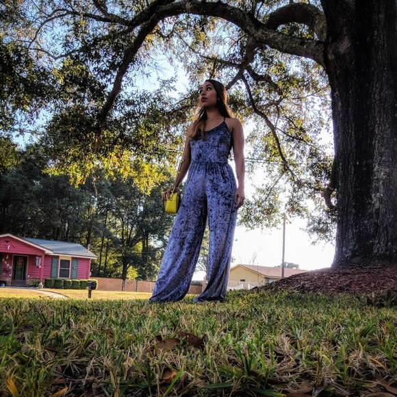 Pants - Velour Blue Jumper